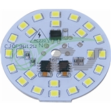 Compact Direct AC line LED module with high PF and low THD performance 9W LED bulb lamp1 step