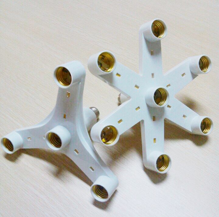 factory good quality and wonderful design lamp holders e27 b22 to 7e27 lamp holders