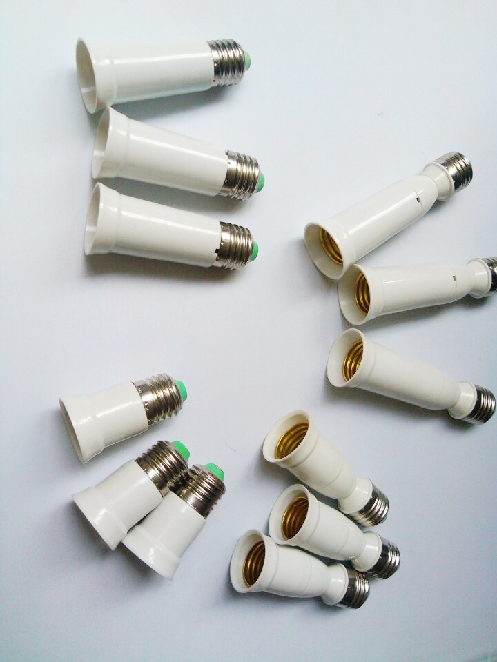 Plastic Material and CE Certification lamp base adaptor & lamp holder e27 types