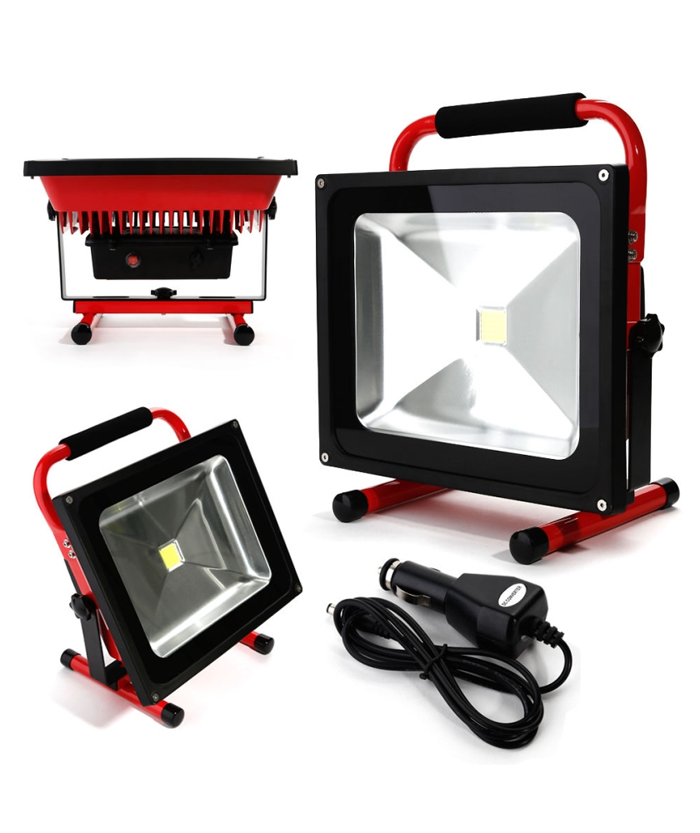 50W Rechargeable Portable LED Flood Light 