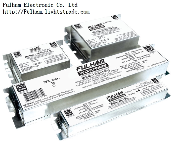 WorkHorse In-Fixture Ballasts: 120V, 230V and 277V(T5,T8,CFL)