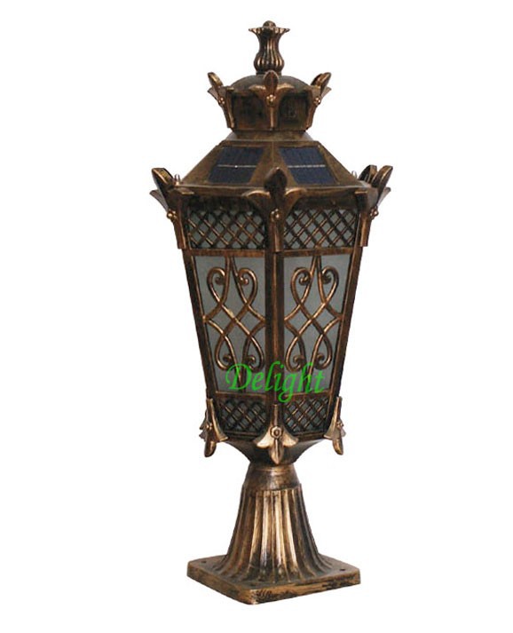 Solar Lamp Home And Garden Outside Lamp Solar Powered Outdoor Lamp Post Light Lantern (DL-SP581A)