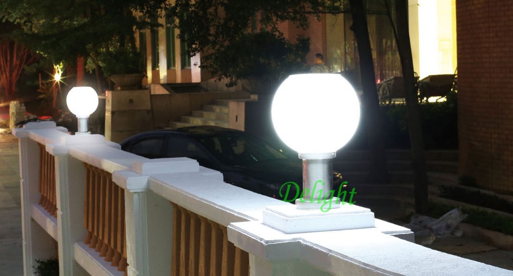 Super Bright Garden Solar Stand Lamp Post Wall Mounted Outdoor LED Solar Ball Light (DL-SP200M)