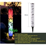 Solar Feather Light For Garden Solar Light Outdoor RGB Solar Powered Led Stick Light (DL-ST22)