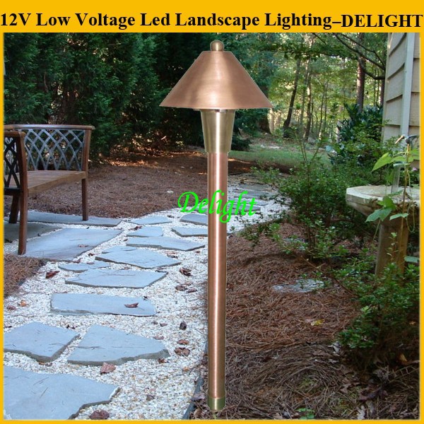 Pathway Lighting LED Garden Lights Conehead Mini Path Light LED Max Spread Area Light (DL-LL014C)