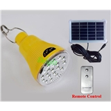Solar Led Rechargeable Led Bulb Emergency Lighting For Home Camping Use With Remote Control (DL-SH02