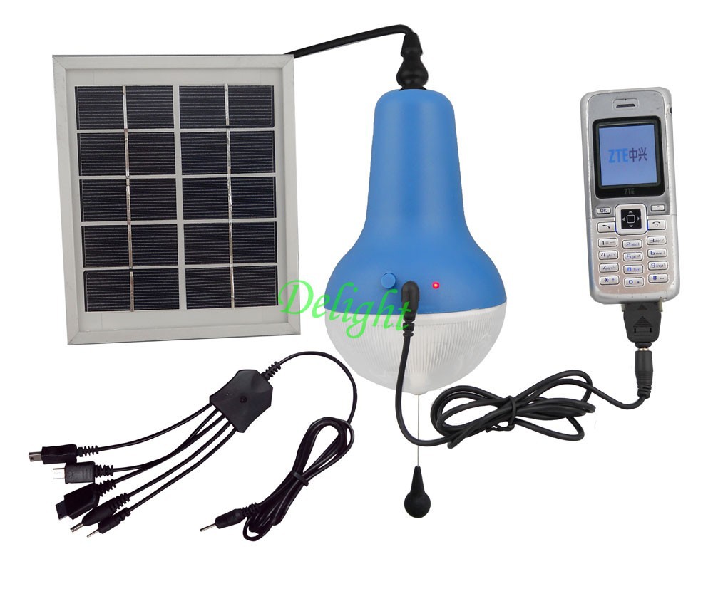 Remote Control LED Emergency Lamp Solar Led Bulb Emergency Light With Charger (DL-SH09A)