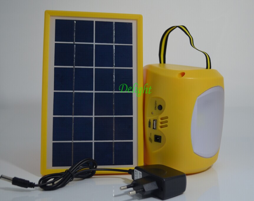 Portable Solar Home Kit Light System Solar Power Panel System Kit For Camping (DL-SC21)
