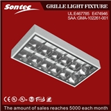 2X18W louver light fittings grille luminaire