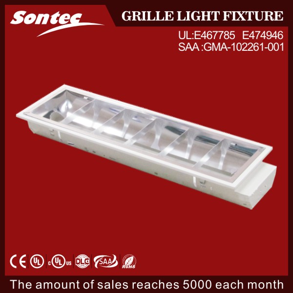 Sontec CE UL indoor lighting fixture grille batten