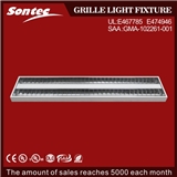 2X28W surface ceiling fixture UL louver light