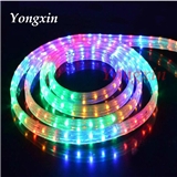 Beautiful Flat 3 Wires Multi color Led Rope Lights for Decoration Lighting