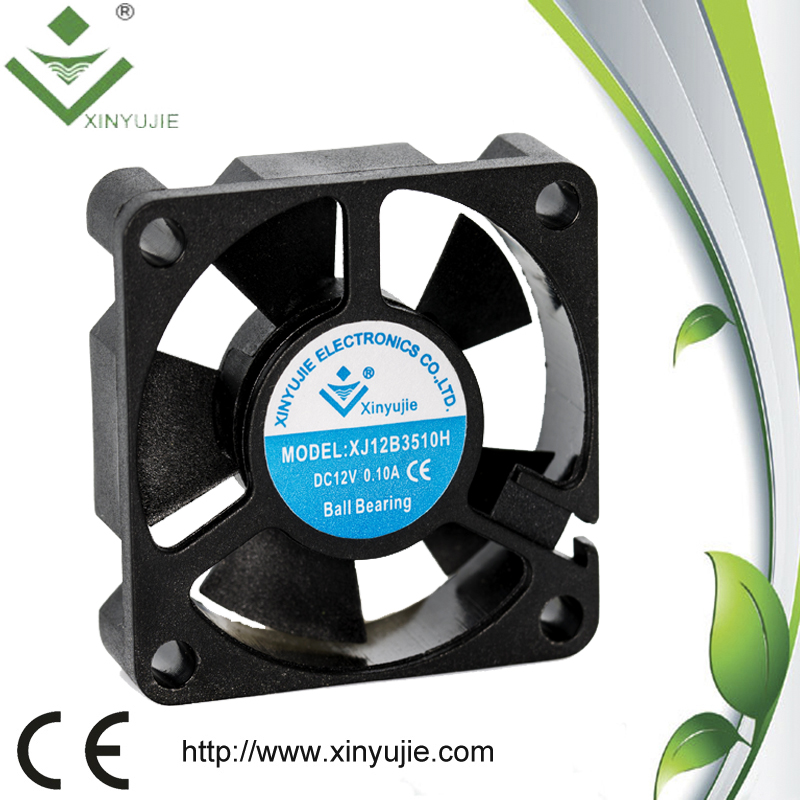 2015 Xinyujie new arrival 12v dc ventilation fan/HOT 3510 dc axial fan/popular bearing used in fan