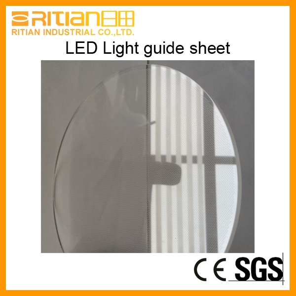 Round LGP light guide plate for led lighting
