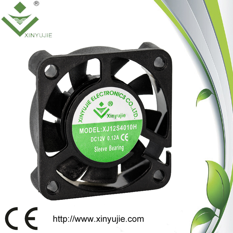 xinyujie 40*10mm 40mm usb quiet pc fan 5v/ 12v brushless micro axial dc fan