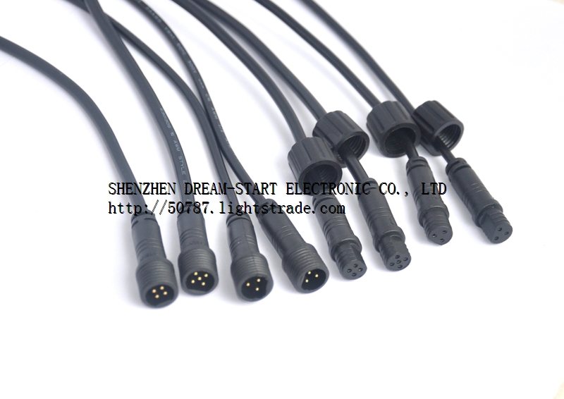 singal cable waterproof connector in LED panel, LED lighting, sanitary products,electrical appliance