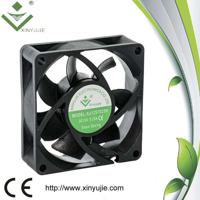 dc axial fan 7025/70*28mm small fan 7025dc brushless fan 12v 24v cooling fan for 3D printers