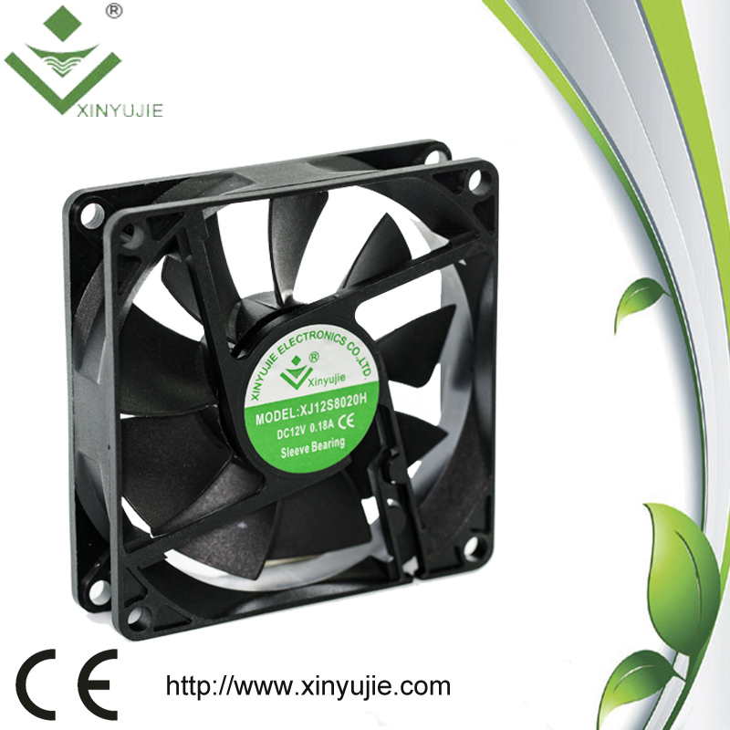 dc axial fan 8020/12V 24v brushless fan /dc cooling fan 12v waterproof
