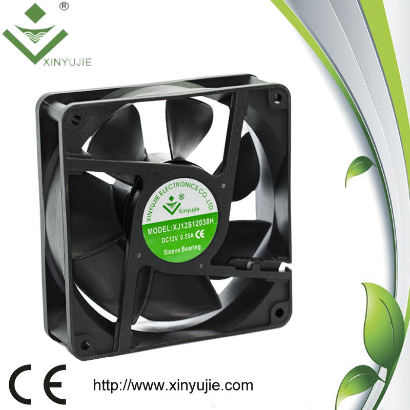 dc axial fan 12038/120*120*37mm solar fan ventilator/fan cooled oil cooler 7 6tube/pvc exhaust fan