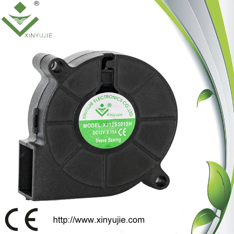 xinyujie cpu cooling fan heatsink 5015 5v dc fan/12v dc cpu cooling fan