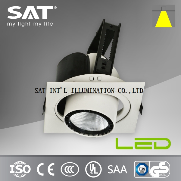 30W/35W Square Led Cob Downlight for Commercial Area