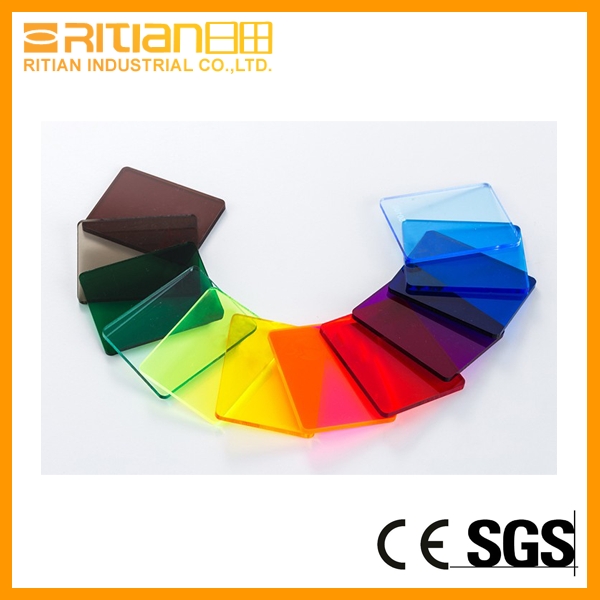 Color acrylic sheet translucent acrylic panel for thermoforming