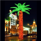 Big Christmas outdoor holiday street decorative led palm tree light with lighted trunk