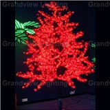 Outdoor colorful toronto maple leaf istmas tree with led lights for holiday decoration