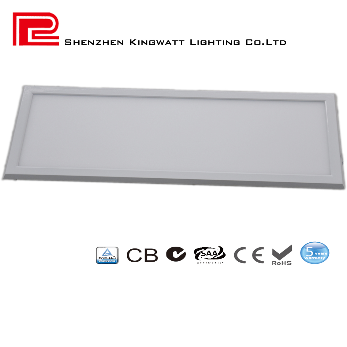 CB/CTEL/SAA/RoHS 100Lm/W LED Panel Light，300mm*1200mm with 36W