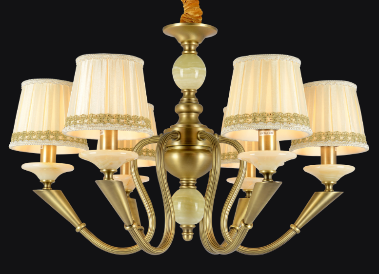 American lamp - plating process - imitation bronze - sitting room bedroom restaurant droplight Z6096
