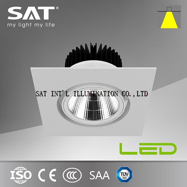18W Square Led Cob Downlight Grille under CE/CB certificated