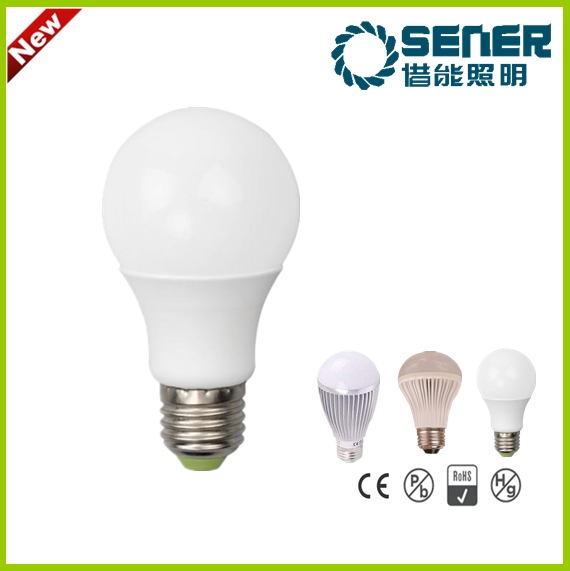 energy saving aluminum housing Sener LED lighting bulb, 3w LED bulb parts