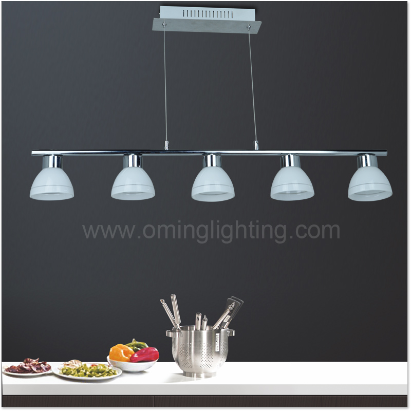 P52485 simple ome led pendant lamp with glass