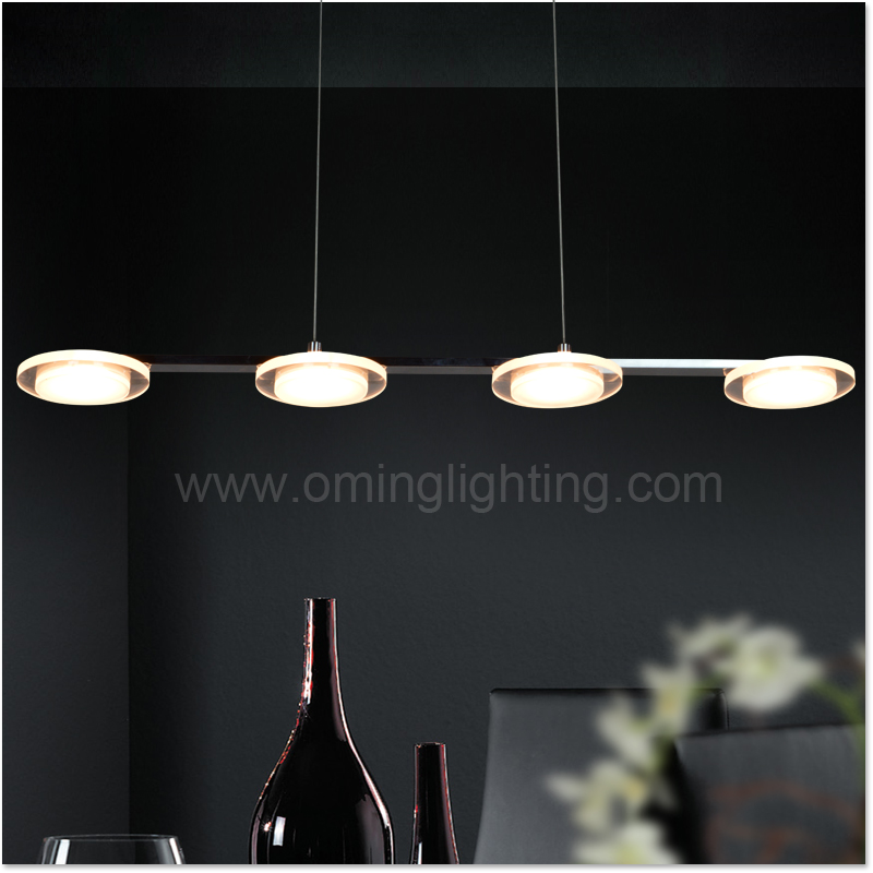 P54324 high quality satin nickel led pendant lamp with iron