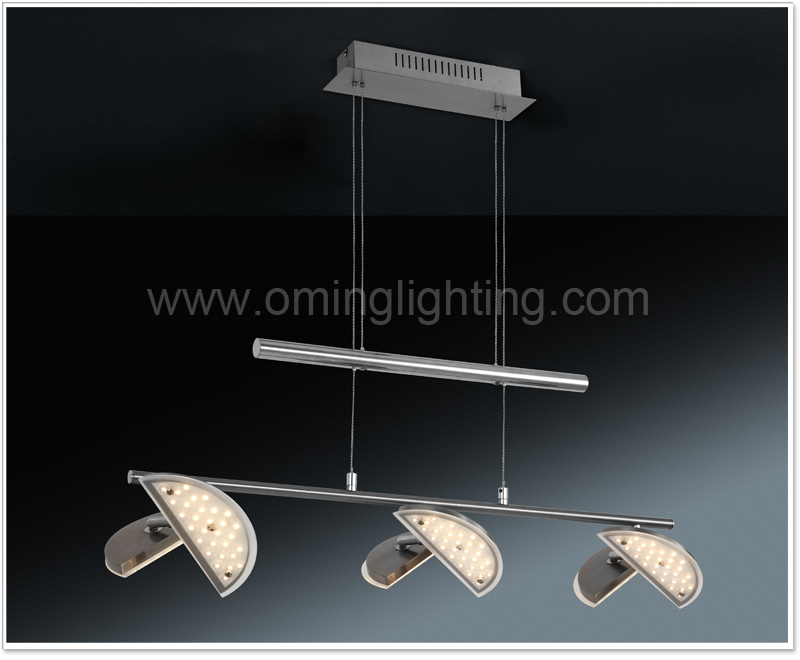 P53186 iron+ glass LED pendant lights