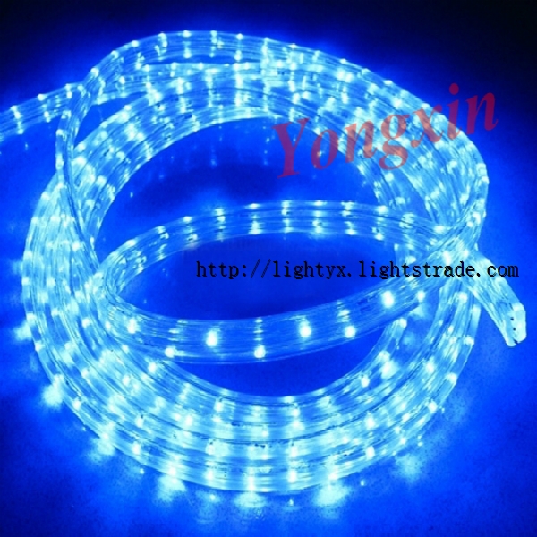 Blue three wires Flat LED rope light/ istmas led lights