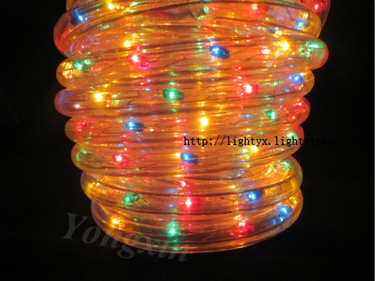 110V/220V Multi Color Round Two Wires Rice Bulb Incandescent Hose Rope Light