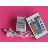 LED 24key IR controller for lexible light strip, wall washer lamp, glass curtain