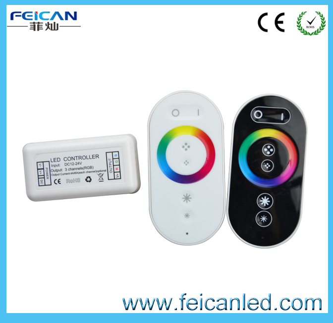 RF led full color control system signs monitor rgb Controller/DC12-24V Touch Panel full RGB Controll