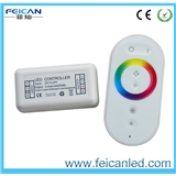LED RGB Strip DC 12~24V 3*6A RF Full Touch Controller/RF Wireless Plastic shell RGB 6keys full Touch