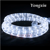 220V White Round 2-wire LED Rope Light