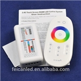 CE&RoHS approved 2.4G rgbw Wireless touching screen led controller for led strip/ led module