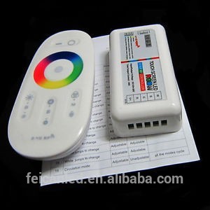 2.4G touch screen DC12-24V RGBW led controller RF remote control for led strip