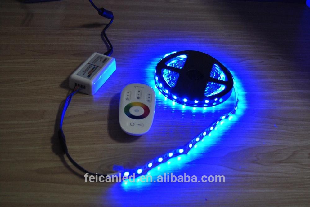 2.4G full touch screen RGB LED Controller with white remote /CE&ROHS