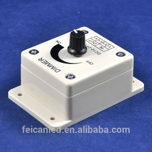 Rotary Knob Control LED Dimmer RGB Controller DC 12-24V Single Color Bright Adjust Controler for 505