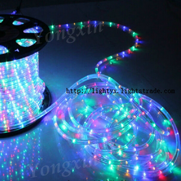 DC 12V Multi color LED Round 2-wire Rope Light