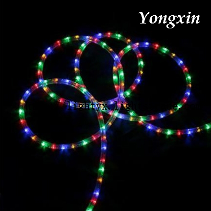 IP44 IP rating led rope light (round 2 wire) multi color