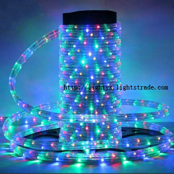Multi color Christmas Led Flat 3 Wires Rope Light