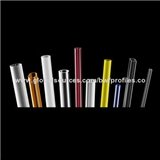 Plastic tubes, tube for LED or traditional lighting industry, transparent or opal color