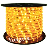 50m CE Approval Waterproof Yellow Led Flex Rope Light